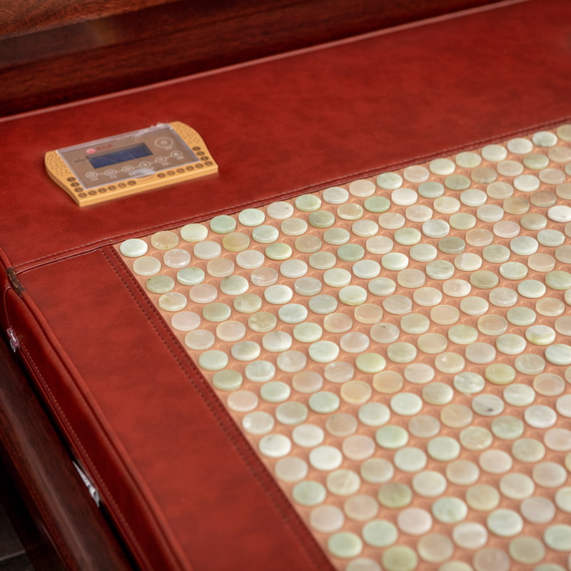 Matelas en perles de jade chauffant à champ magnétique à température contrôlée (épais)
