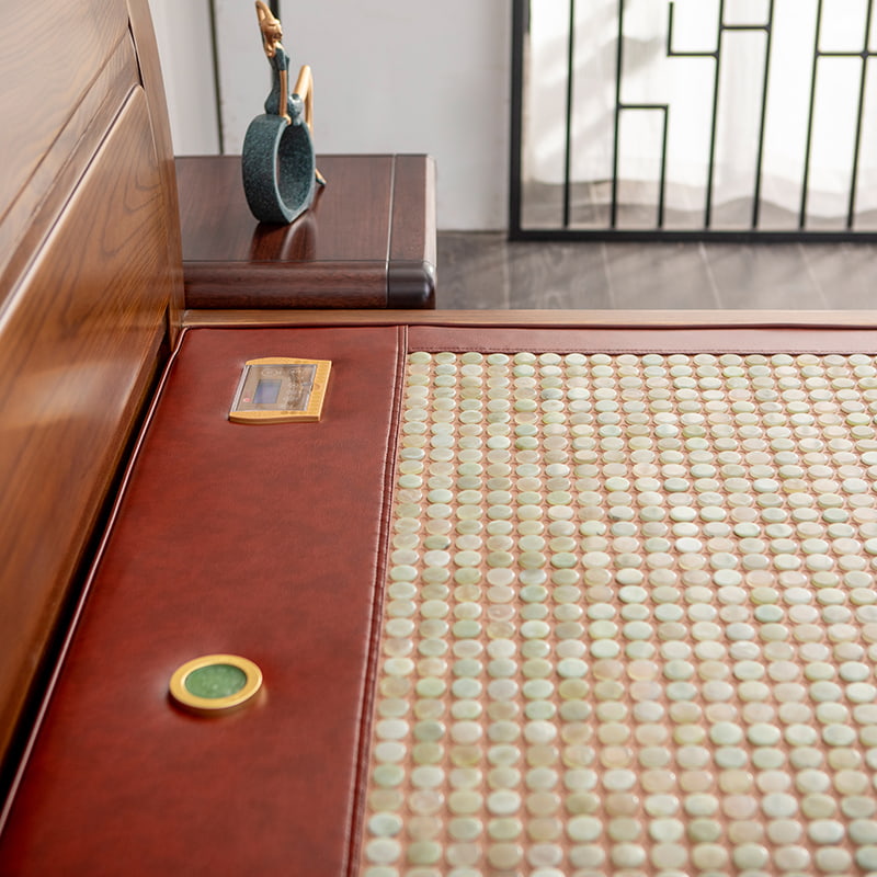 Matelas en perles de jade chauffant à infrarouge lointain à température contrôlée (épais)