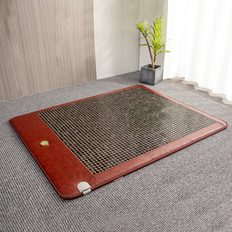 Matelas de perles de jade chauffant à infrarouge lointain, contrôle de la température